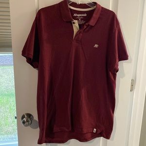 Aeropostale A87 men’s XL red polo collared shirt
